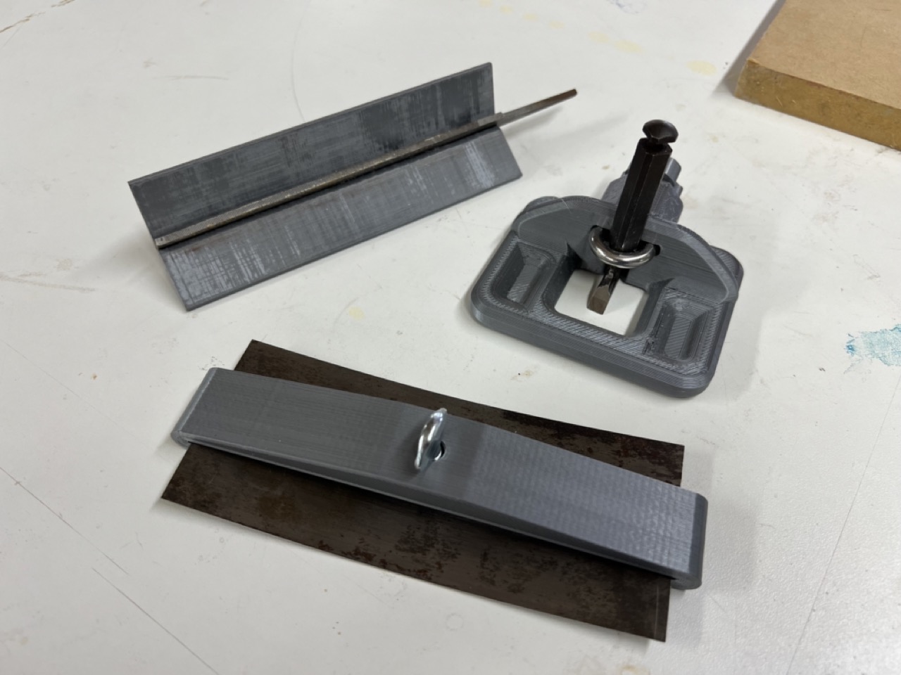 Scraper card holder