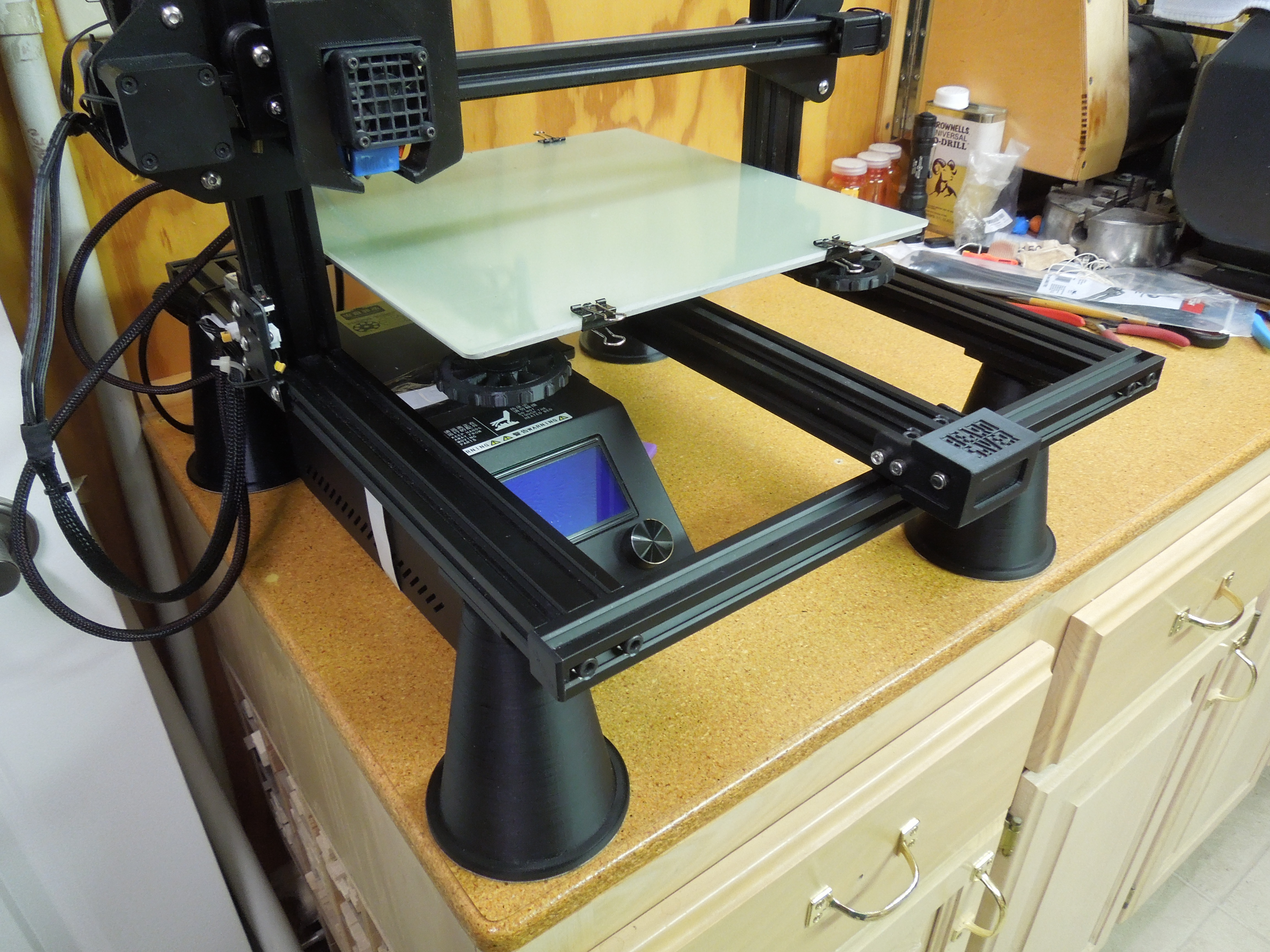 Creality CR-10 Elevation Stands For Smaller Footprint