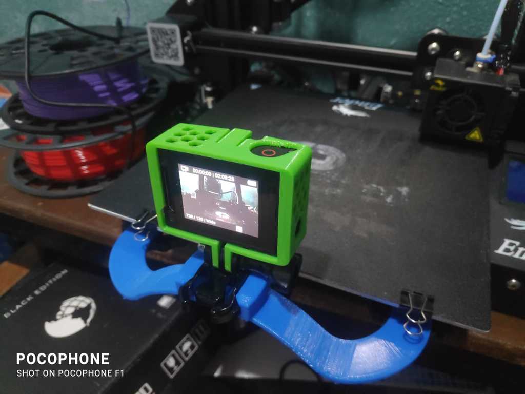 ender 3 handle with gopro clip mount