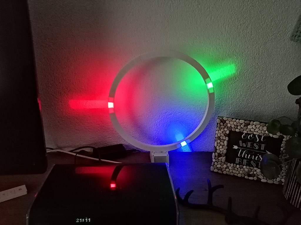 Wifi Round LED Clock (remake)