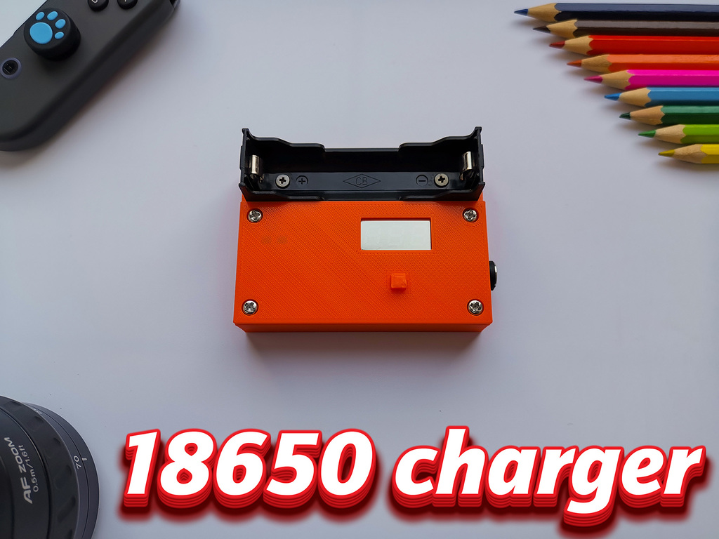 18650 charger with voltmeter