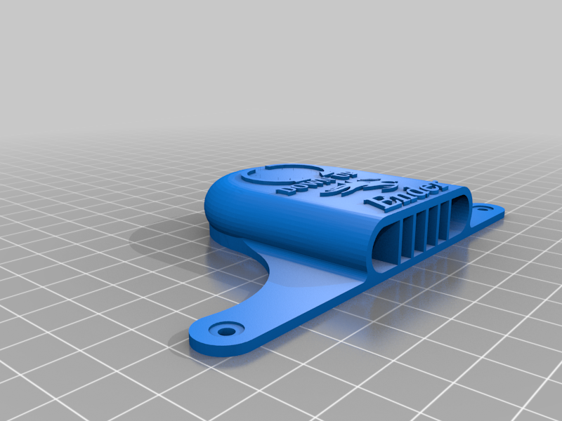 Ender 3 Fan Cover c/w logo and bed level indicator
