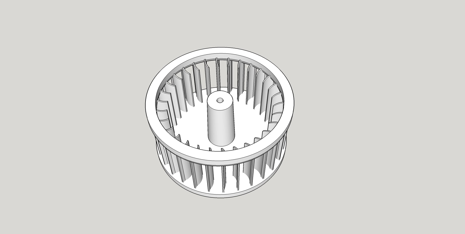 Fan blade for extractor