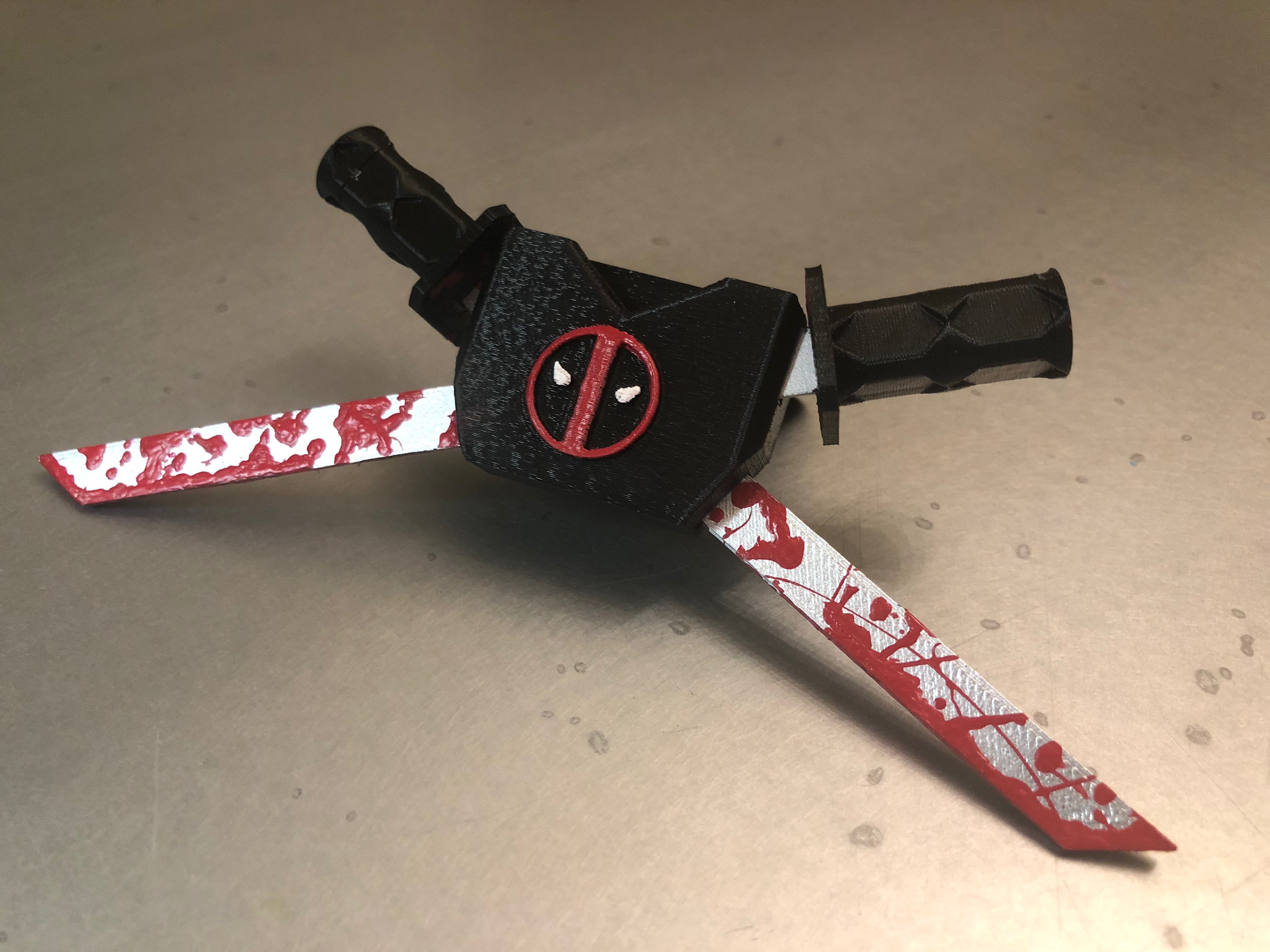 Giant Lego Deadpool Sword and Sheath