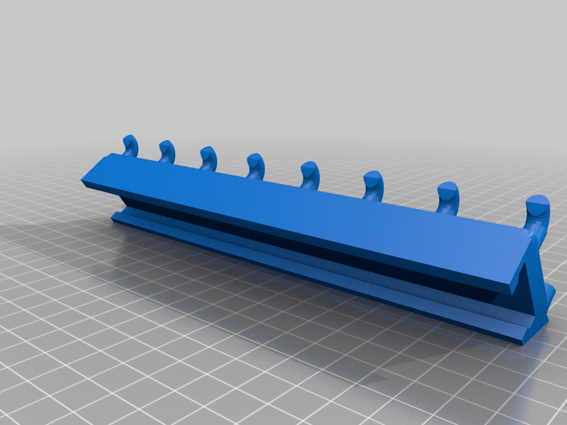 Modular 3D Printer Tool Holder Rack for Pegboard