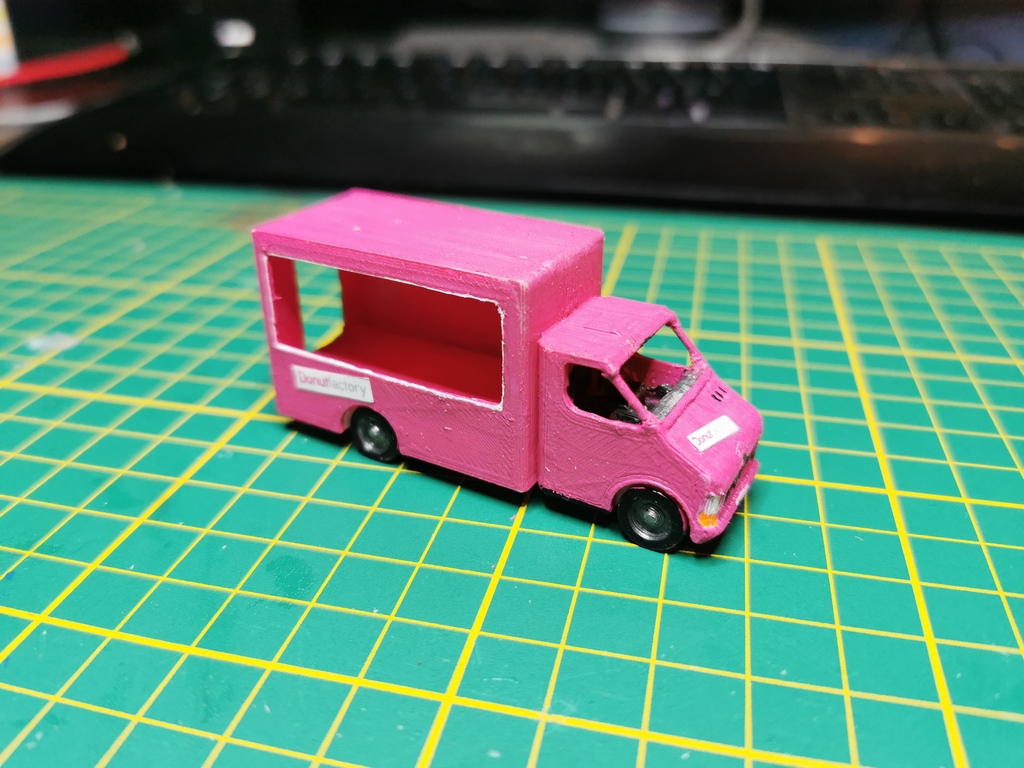 Foodtruck in H0 Scale