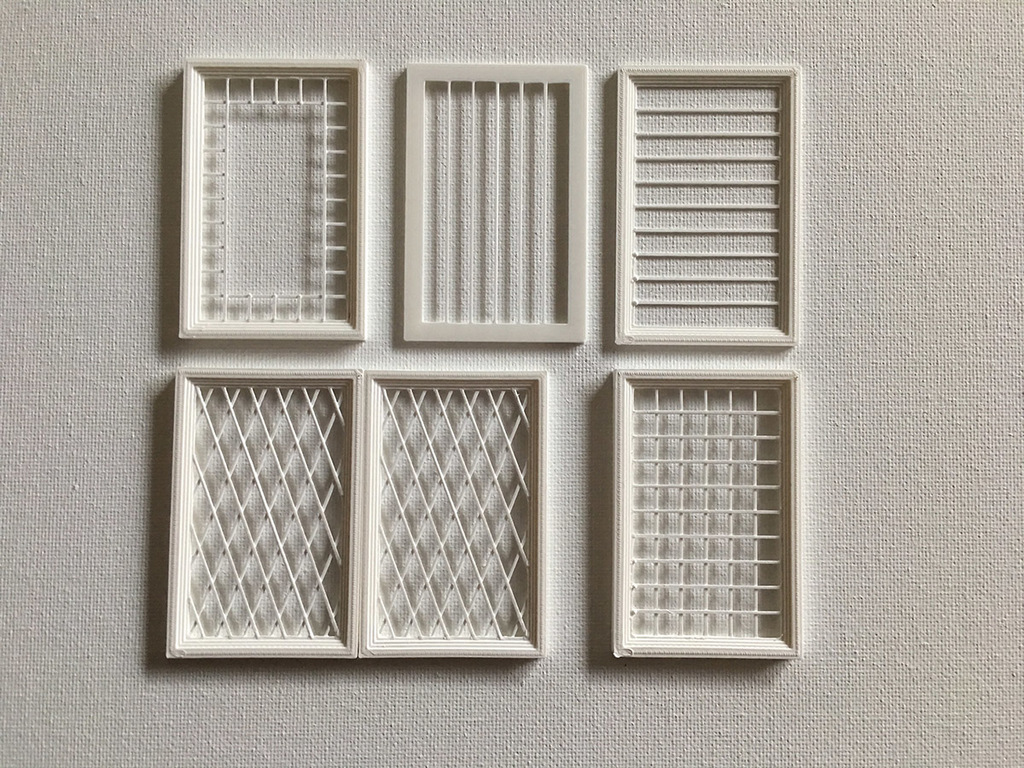 KITCHEN CABINET DOORS 1/12 Scale for Dollhouses