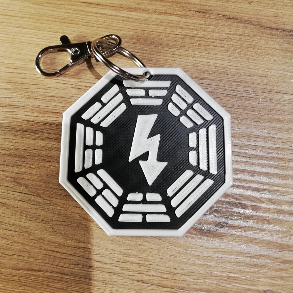 Dharma Initiative Flash Keychain & logo