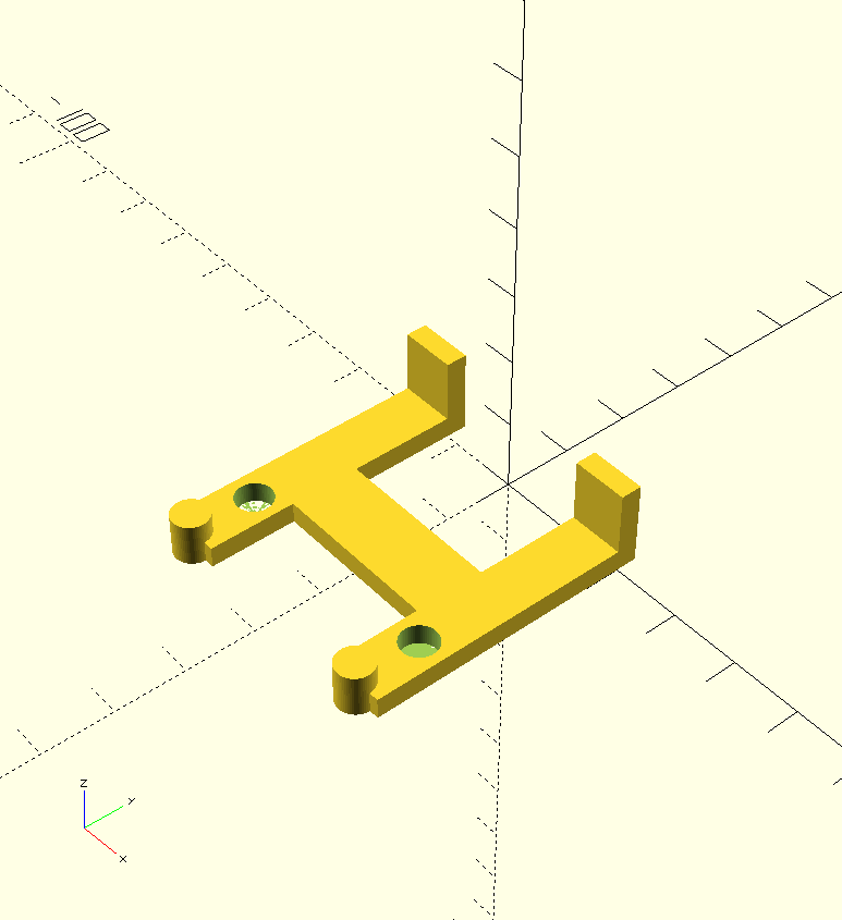 Komplement hinge drill template