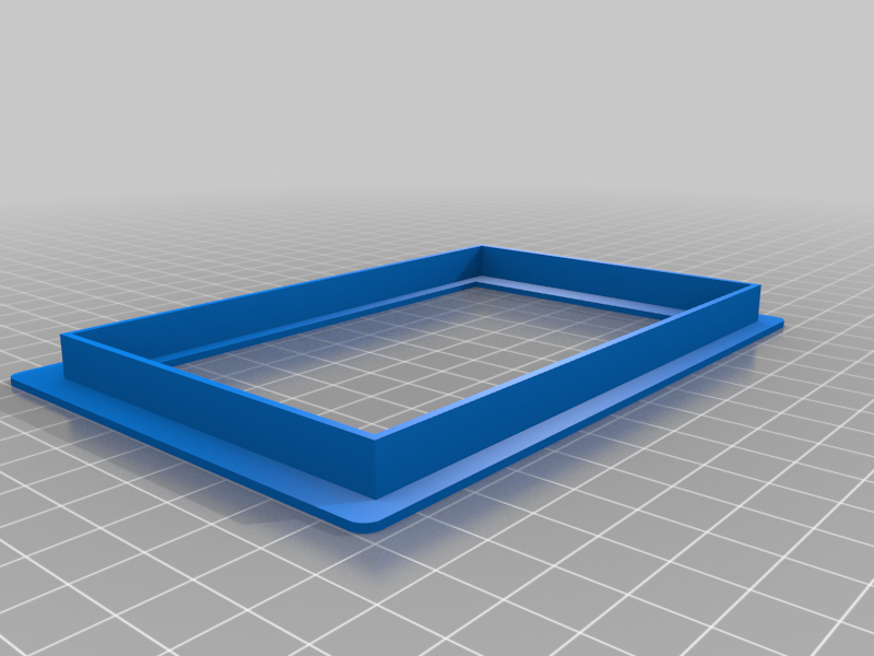 Display frame for mounting the Raspberry 5 inch DSI touch display