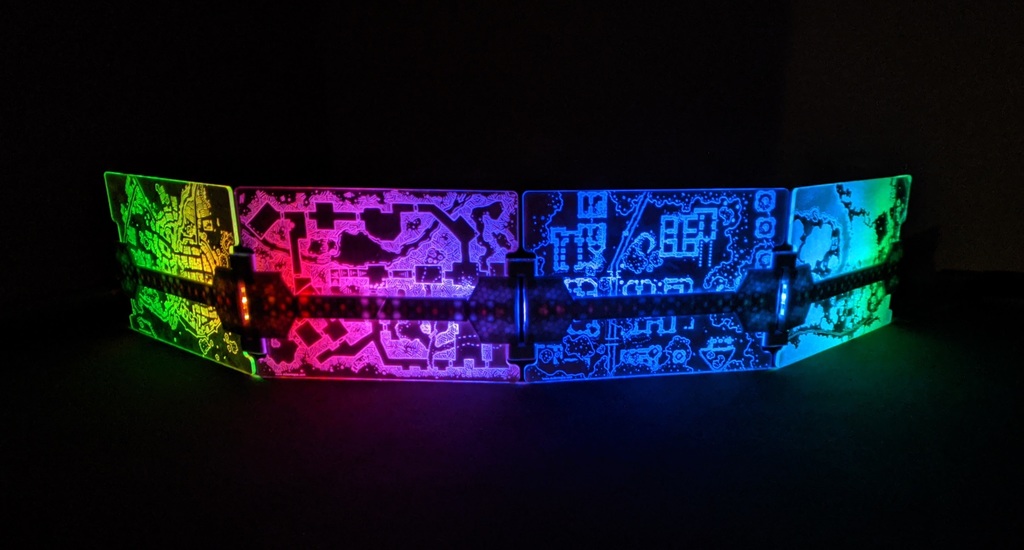 LEDDMS - RGB LED Dungeon Master Screen