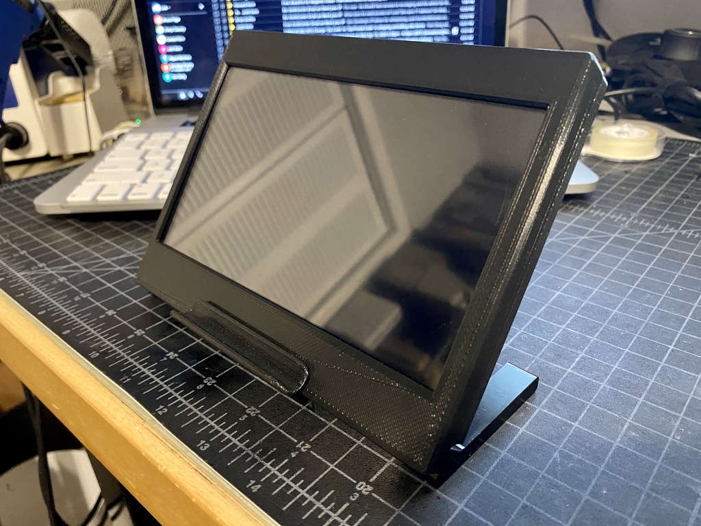 Case for Raspberry Pi 4 + 7 Inch Touchscreen Display