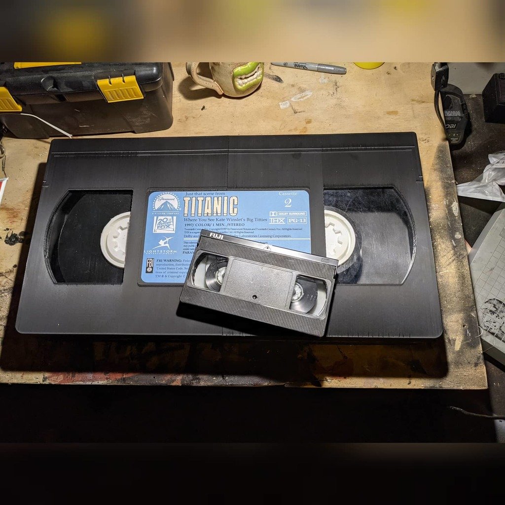 GIANT VHS TAPE