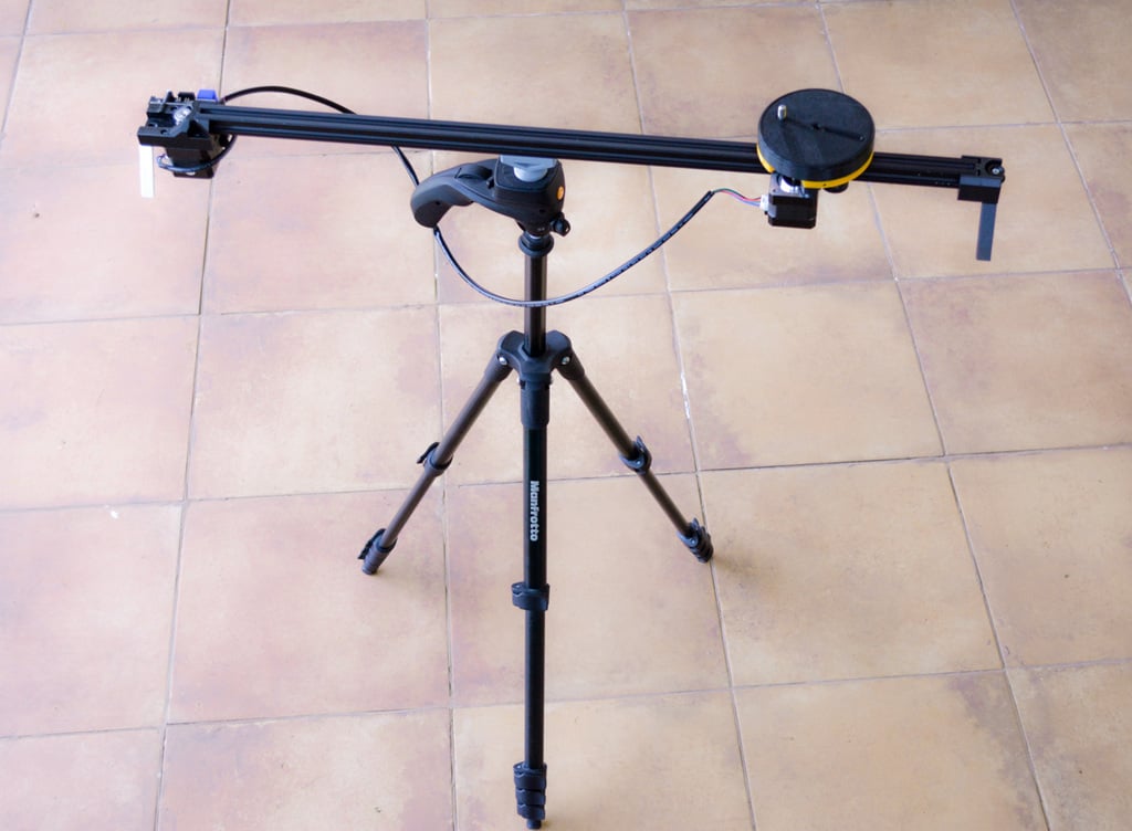 Motorized Camera Slider (with Object Tracking) + Control APP