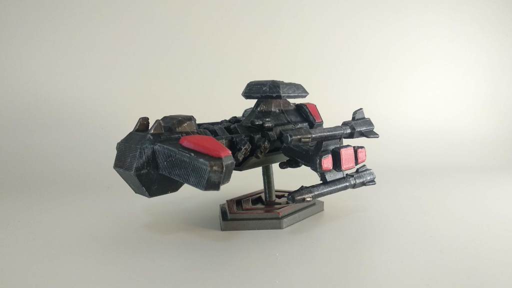 Starcraft 2 Dominion Crest Battle cruiser stand