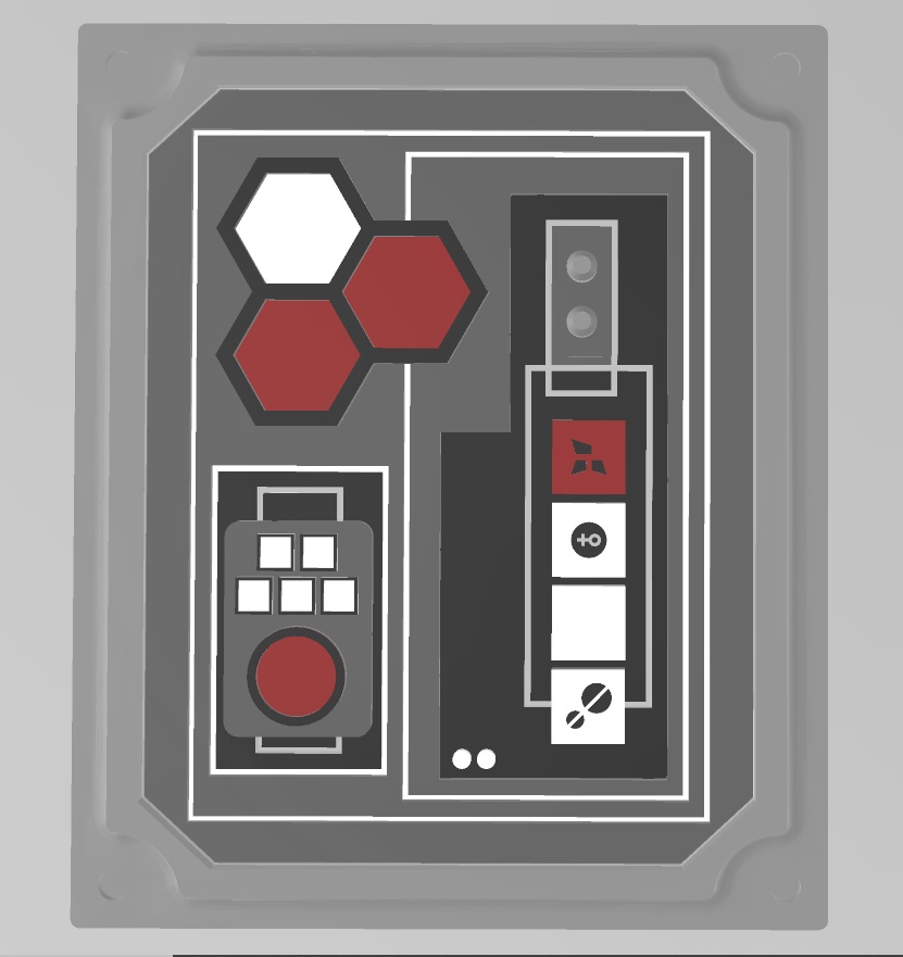 Multi-Material Star Wars Episode 8 Wall Panel