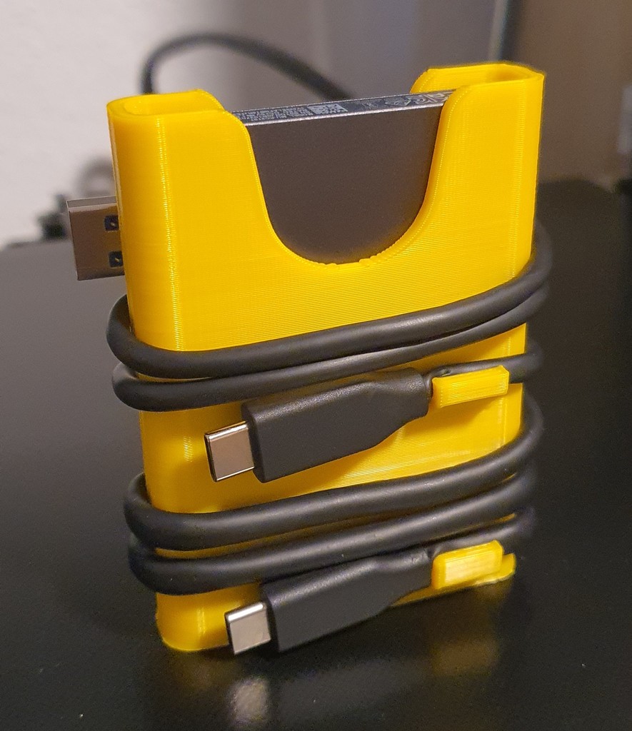 Samsung T7 case + cable holder