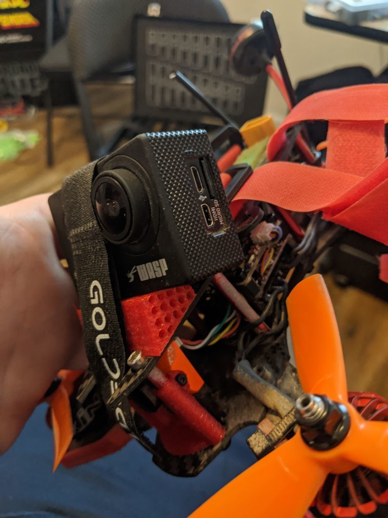 yet another drone action cam wedge