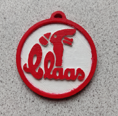 old Claas logo keychain 