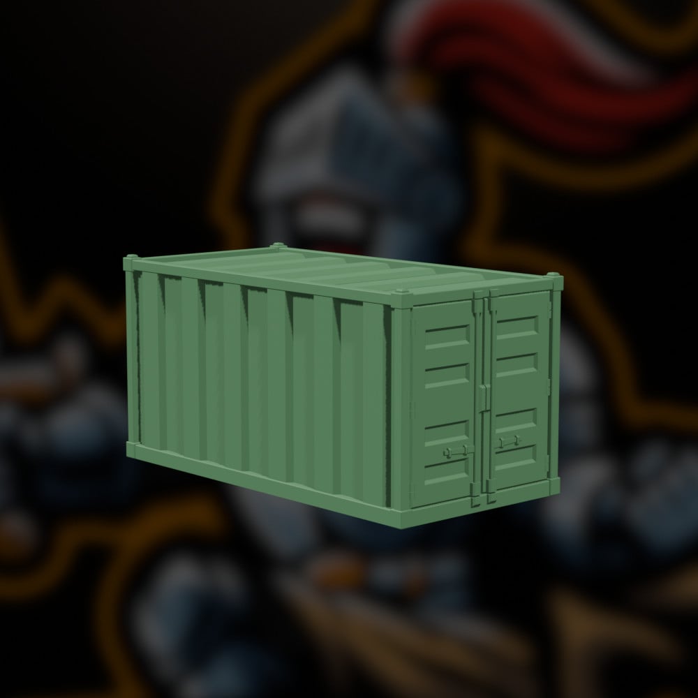 Stackable Shipping Container for Wargaming
