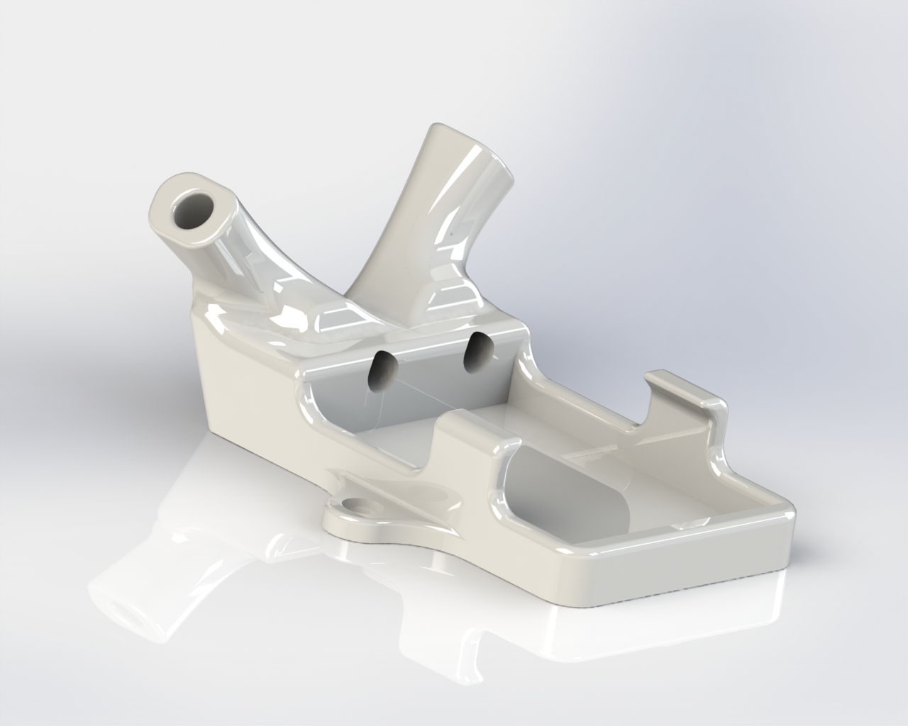 Frsky D4R-II mount and antenna support