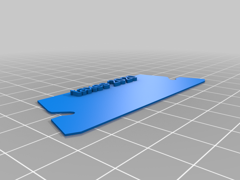 Hanging file folder label