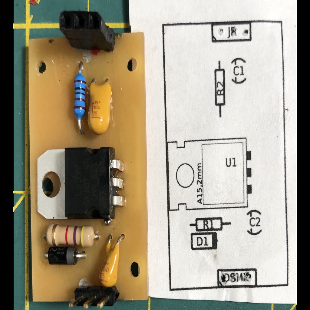 JR DSMX module circuit board DIY