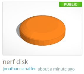nerf disk