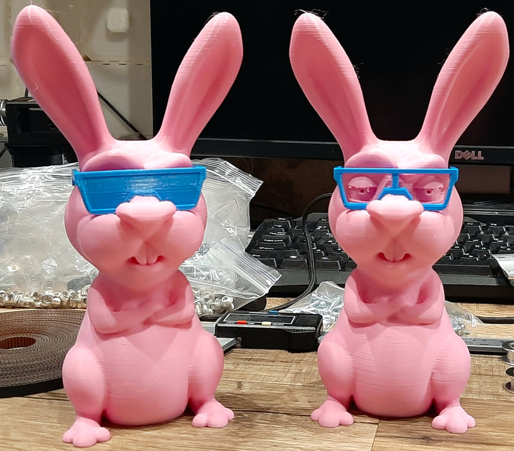 Easter Bunny With Nerd Glasses