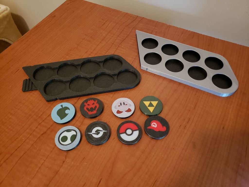 Amiibo spoof coins with case