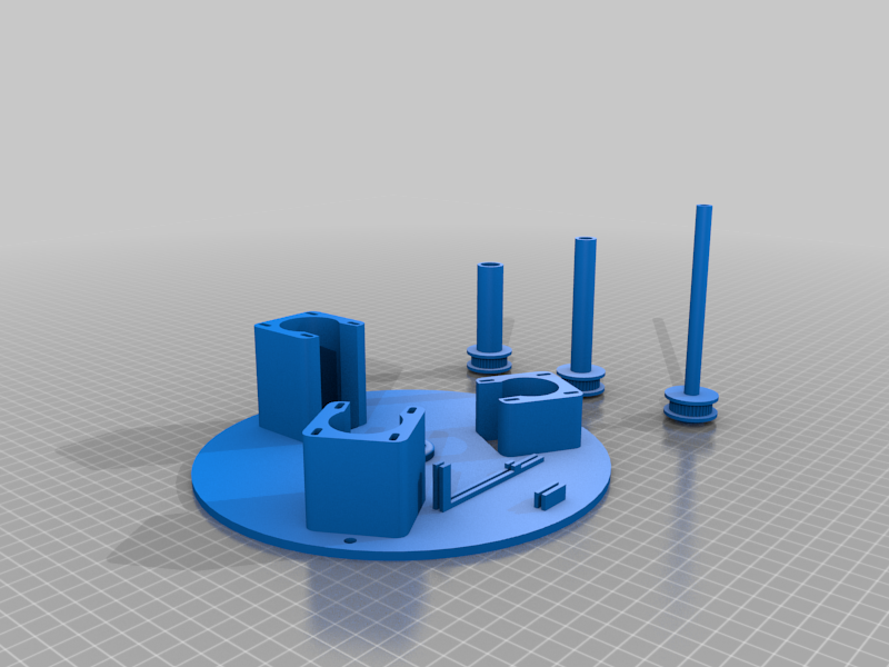 Copy of 3D Printed Triple Shaft Stepper Motors Adapter