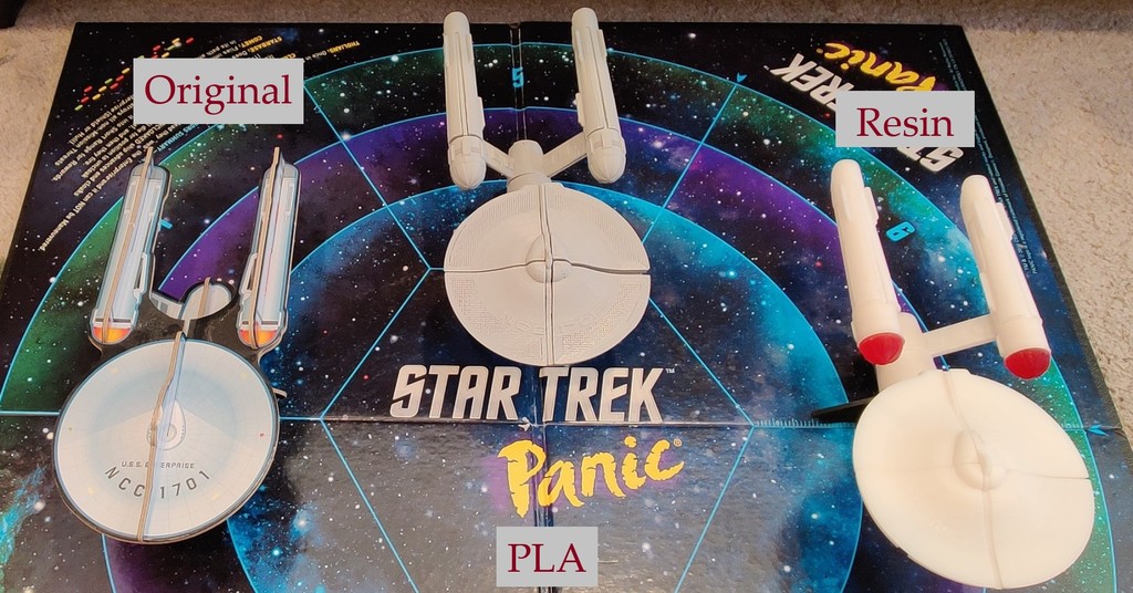 Star Trek Panic! - USS Enterprise (Resin Version)
