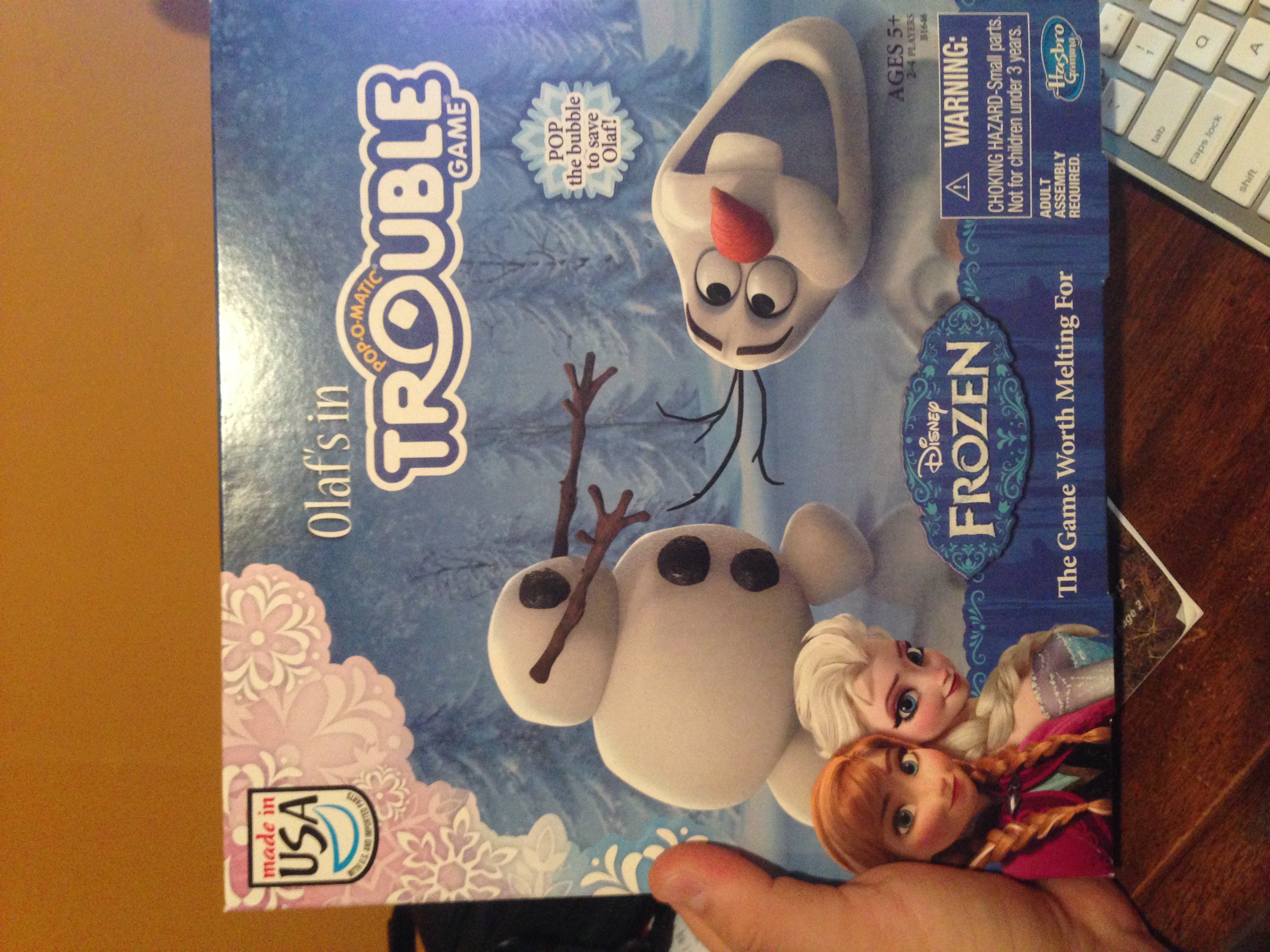 Olaf's in Trouble Game - missing pieces