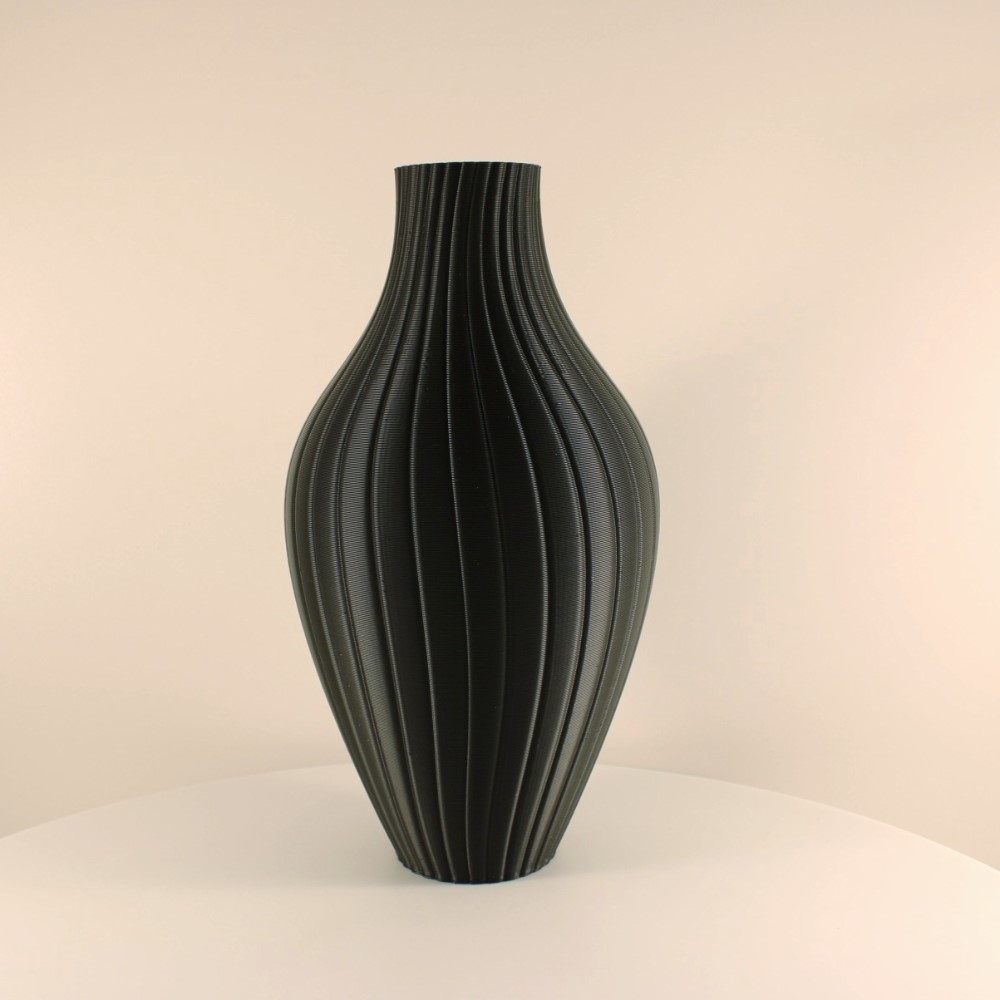 Striped Bulb Vase, Vase Mode, Slimprint