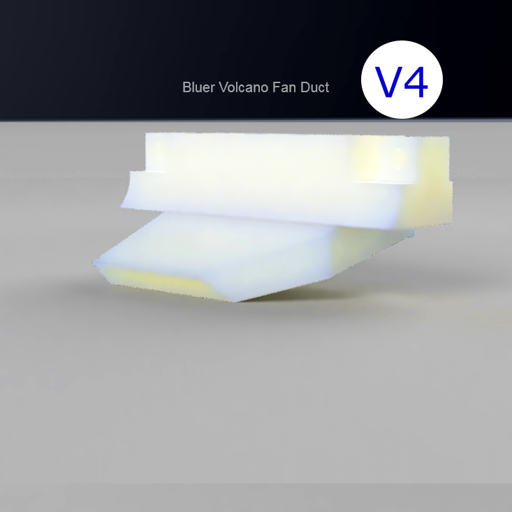 BlueR Fan Duct for Volcano Block