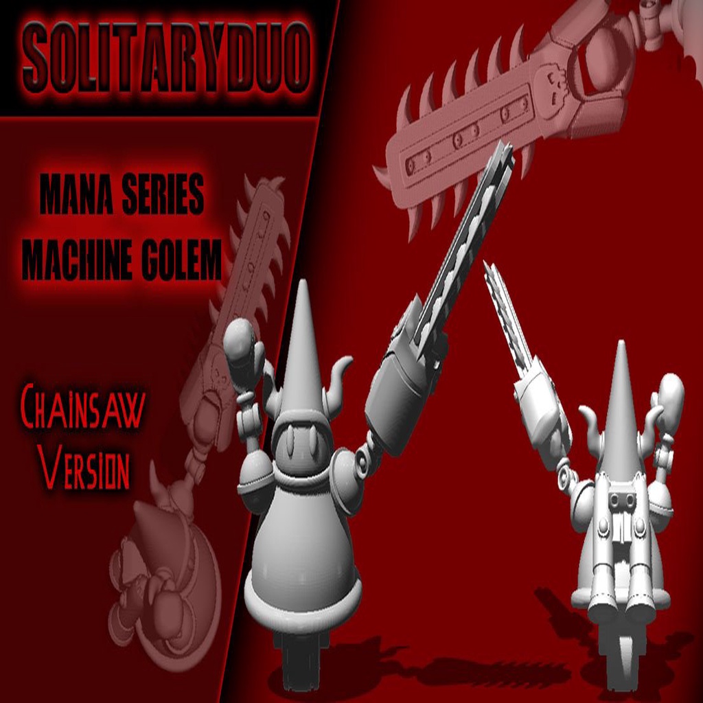 Mana Series Machine Golem Chainsaw