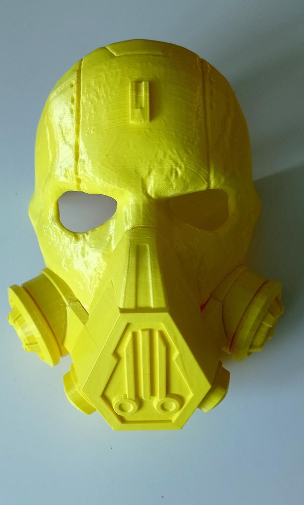 Caustic Blackheart mask from Apex Legends