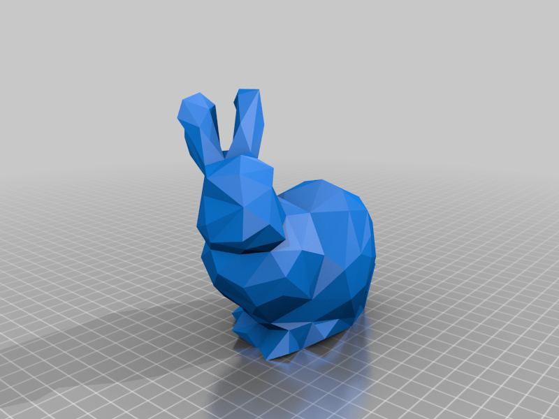 Stanford Bunny no overhangs