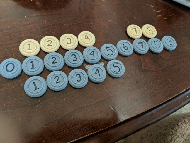 Numbered Markers - Objective Markers