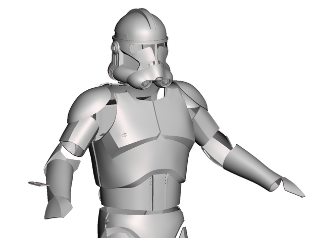 Clonetrooper Armor And Helmet Star Wars