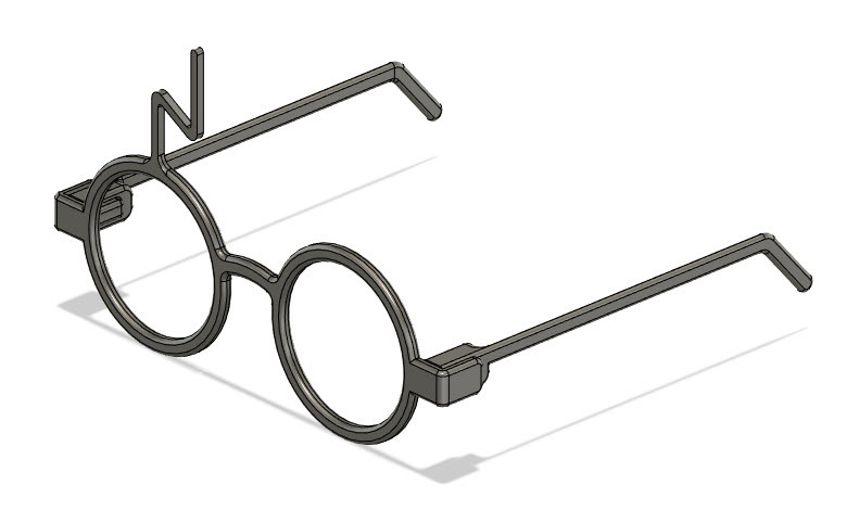 Harry Potter Glasses - Sturdy and Easy to Print!