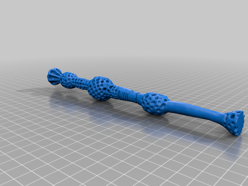 Remix "The Elder Wand from Harry Potter Single and Multimaterial Model by Captfoss"