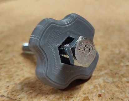 1/4 inch hex bolt knob