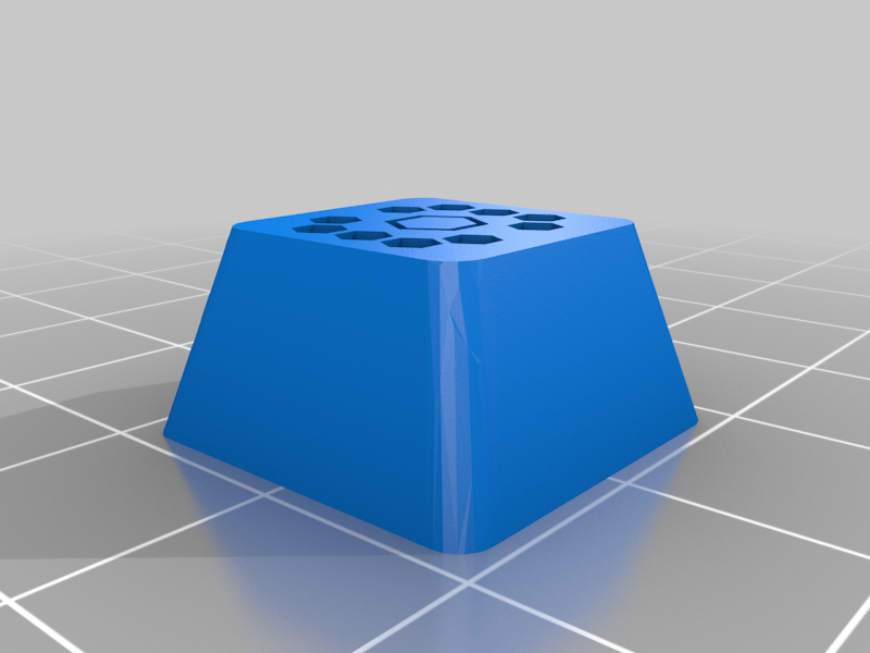 Keycap #1 -  Hexagonal holes