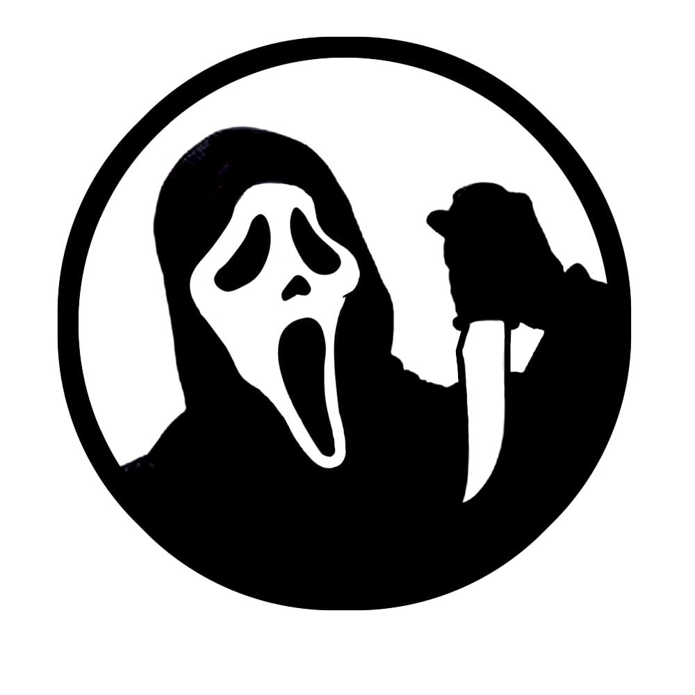Ghostface wall art