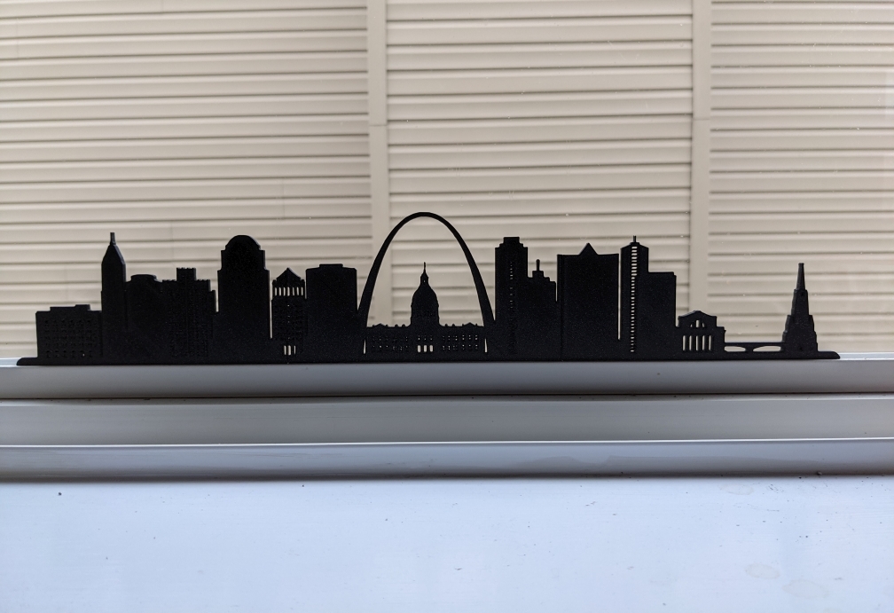 St Louis Skyline Silhouette