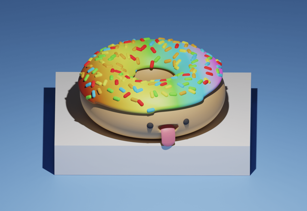 Cute Donut Model