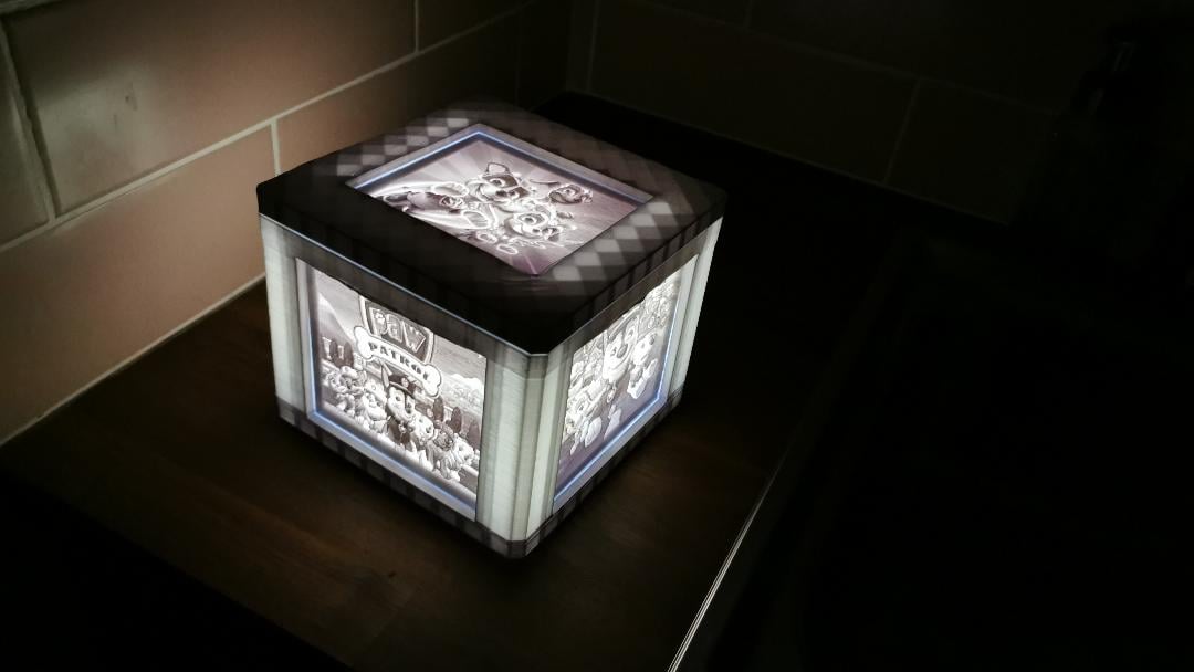Paw Patrol Lithophane Box