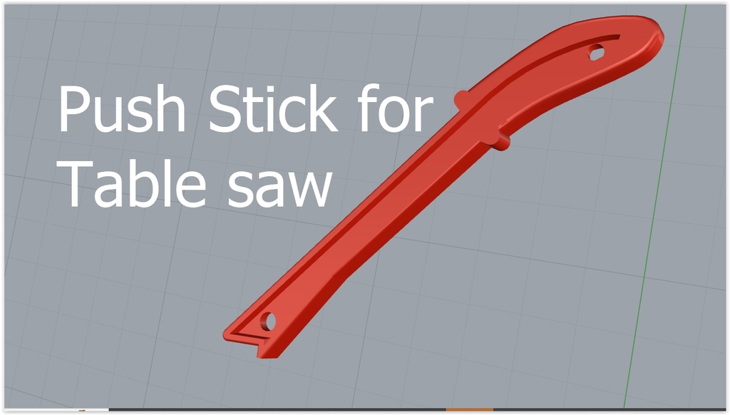 Push stick for table saw