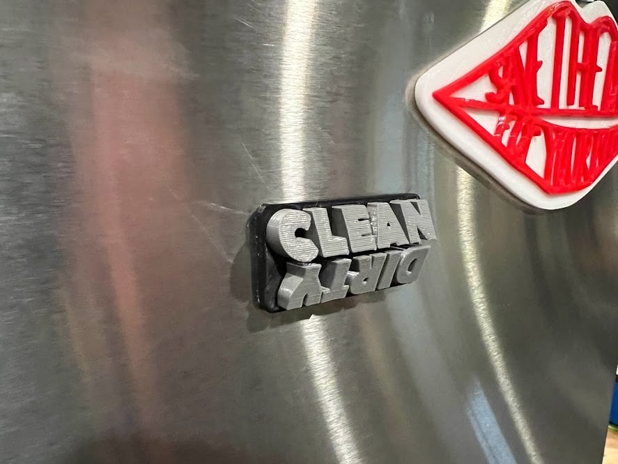 Built in Magnetic Dirty/Clean Indicator for Dishwasher